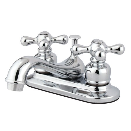 Kingston Brass Restoration, 4" Centerset Bathroom Faucet, Chrome KB601AX